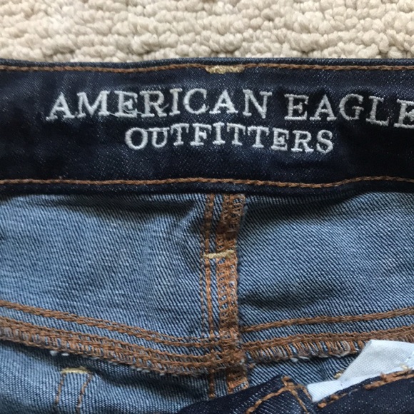 Dark blue American eagle ripped jeans - Picture 2 of 4